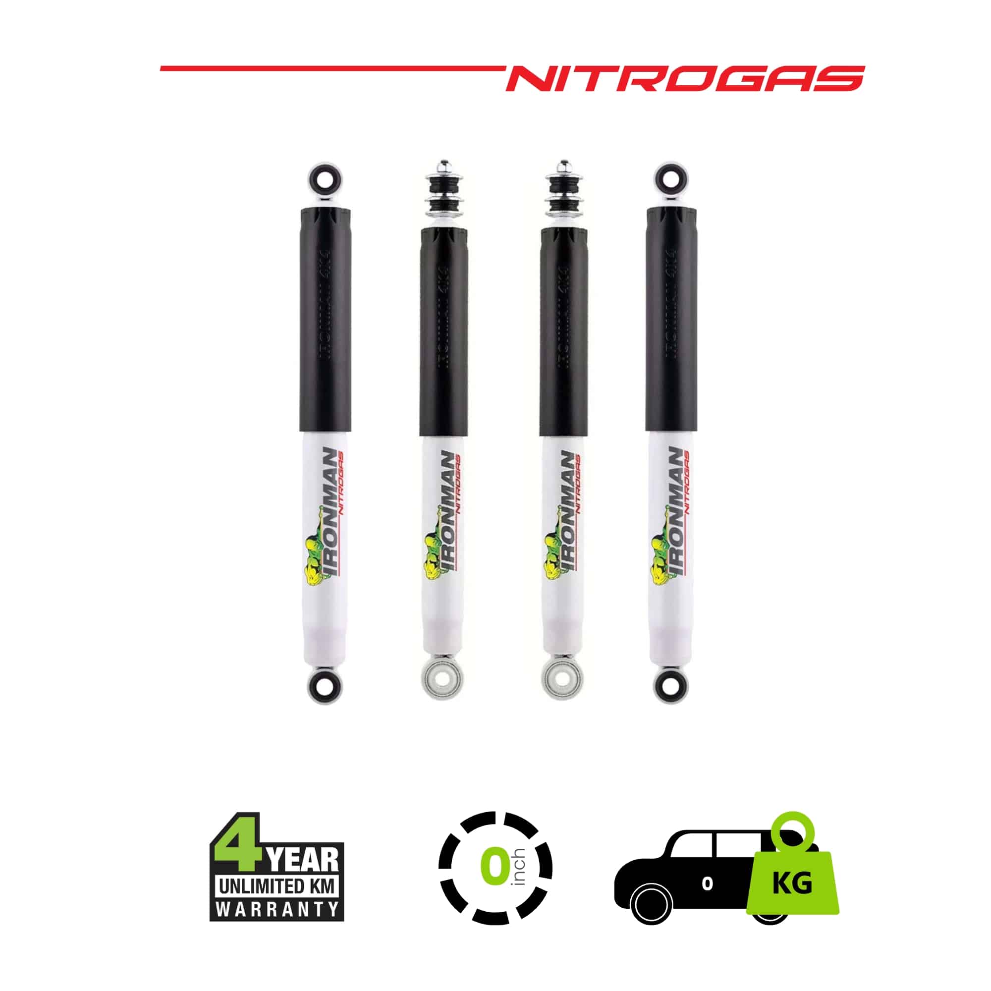 LC76 Nitrogas Suspension Kit Without Lift