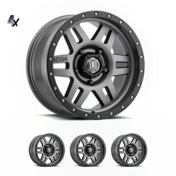 TUNDRA (17×8.50) 4 TITANIUM SIX SPEED 5×150 +25 Offset